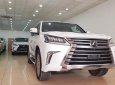 Lexus LX 570 USA 2018 - Bán Lexus LX570 xuất Mỹ, sản xuất năm 2018 màu trắng, nội thất nâu đỏ, xe nhập khẩu nguyên chiếc, mới 100%