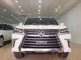 Lexus LX 570 USA 2018 - Bán Lexus LX570 xuất Mỹ, sản xuất năm 2018 màu trắng, nội thất nâu đỏ, xe nhập khẩu nguyên chiếc, mới 100%