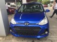 Hyundai Grand i10 1.2AT 2018 - Bán xe giao ngay, I10 1.2AT xanh dương 2018, bao đậu hồ sơ trả góp