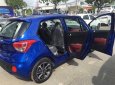 Hyundai Grand i10 1.2AT 2018 - Bán xe giao ngay, I10 1.2AT xanh dương 2018, bao đậu hồ sơ trả góp