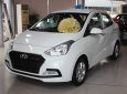 Hyundai Grand i10 1.2 AT  2018 - Bán Hyundai I10 1.2 AT Sedan màu trắng xe có sẵn giao ngay, hỗ trợ vay trả góp lãi suất ưu đãi, LH 0903 175 312