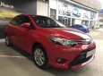 Toyota Vios G 2014 - Bán Toyota Vios G 1.5AT màu đỏ, số tự động, sản xuất 2014, biển Sài Gòn, lăn bánh 72000km