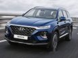 Hyundai Santa Fe 2018 - Bán xe Hyundai Santa Fe 2018, màu xanh lam số tự động