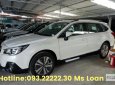 Subaru Outback 2.5 2018 - Bán Subaru Outback 2018 Eyesight trắng ca may, giá ưu đãi gọi 093.22222.30 Ms Loan