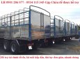 Xe tải Trên 10 tấn   2018 - Bán xe tải thùng 4 chân Dongfeng Hoàng Huy, giá cạnh tranh, hỗ trợ trả góp, chỉ cần trả trước 300 triệu nhận xe ngay