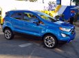 Ford EcoSport  Titanium 1.0L AT 2018 - Bán ô tô Ford EcoSport Tita 1.0 Ecoboost đời 2018, màu xanh lam, đủ màu, vay 90%, thủ tục nhanh gọn