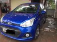 Hyundai Grand i10   1.0 MT Base 2014 - Cần bán gấp Hyundai Grand i10 1.0 MT Base sản xuất năm 2014, màu xanh lam, nhập khẩu, giá chỉ 250 triệu