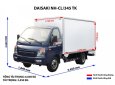 Fuso 2018 - Bán xe tải thùng Daisaki động cơ Isuzu, xe tải thùng máy dầu tại Nam Định, Thái Bình