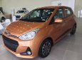 Hyundai Grand i10 2018 - Hyundai Grand i10 số sàn màu cam xe giao ngay trước tết, giá KM kèm quà tặng có giá trị, hỗ trợ vay LS ưu đãi. LH: 0903175312