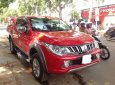 Mitsubishi Triton   2017 - Bán Mitsubishi Triton 2017 máy dầu, màu đỏ, số sàn, xe đẹp hơn cả mới