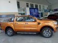 Ford Ranger Wildtrark 2018 - Cần bán xe Ford Ranger Wildtrark 2.0 Bi-Turbo 4*4, sản xuất 2018, màu cam, xe nhập, giao xe ngay