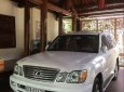 Lexus LX  470   2003 - Bán Lexus LX 470 đời 2003, màu trắng, xe nhập nguyên chiếc từ Mỹ, nâng hạ gầm, DVD