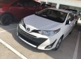 Toyota Vios   1.5E CVT 2018 - Cần bán Toyota Vios 1.5E CVT sản xuất 2018, màu trắng, giá tốt