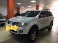 Mitsubishi Pajero Sport  2.4D 4x2 AT 2014 - Bán ô tô Mitsubishi Pajero Sport máy dầu sản xuất 2014 màu trắng, 695 triệu