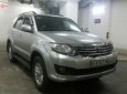 Toyota Fortuner 2.7V 4x2 AT 2013 - Bán xe Toyota Fortuner V 2.7 SX 2013 số tự động, máy xăng màu bạc, odo 76.000 km