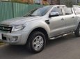 Ford Ranger  XLT   2013 - Bán Ford Ranger màu bạc, số sàn 2 cầu điện, Sx 2013