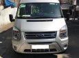 Ford Transit Luxury  2014 - Cần bán xe Transit Luxury 2014, số sàn, máy dầu, màu bạc gia đình sử dụng 