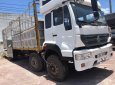 Xe tải 5 tấn - dưới 10 tấn CNHTC 2014 - Ngân hàng bán đấu giá xe tải có mui CNHTC, SX 2014, màu trắng