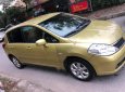 Nissan Tiida 1.6 AT 2008 - Cần bán Nissan Tiida 1.6 AT đời 2008, màu vàng, xe nhập