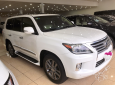 Lexus LX 570  2013 - Bán Lexus LX570 sản xuất 2013, đăng ký 2014 màu trắng, nội thất kem, LH: 0906223838