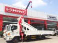 Hino 500 Series FC 2019 - Xe tải Hino 2019 6 tấn thùng lửng 6.1m gắn cẩu Unic URV344