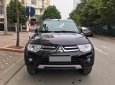 Mitsubishi Pajero Sport 2017 - Cần bán Mitsubishi Pajero sport 2017 máy xăng số tự động, màu đen long lanh