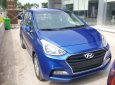 Hyundai Grand i10 1.2 AT 2019 - Bán Hyundai Grand i10 1.2 AT đời 2019, màu xanh lam, giá chỉ 415 triệu - Xe có sẵn giao ngay