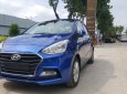 Hyundai Grand i10 1.2 AT 2019 - Bán Hyundai Grand i10 1.2 AT đời 2019, màu xanh lam, giá chỉ 415 triệu - Xe có sẵn giao ngay