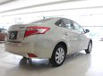 Toyota Vios 1.5E CVT 2018 - Cần bán xe Toyota Vios 1.5E CVT 2018, màu vàng, giá 495tr