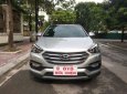 Hyundai Santa Fe 2.2 4WD 2017 - Cần bán xe Hyundai Santa Fe 2.2 4WD 2017, màu bạc chính chủ