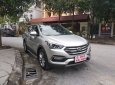 Hyundai Santa Fe 2.2 4WD 2017 - Cần bán xe Hyundai Santa Fe 2.2 4WD 2017, màu bạc chính chủ