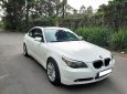 BMW 5 Series 525i 2007 - Cần bán lại xe BMW 525i sản xuất 2007, màu trắng, nhập khẩu nguyên chiếc, số tự động