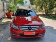 Mercedes-Benz C class   2011 - Cần bán xe Mercedes C200 đời 2011, xe gia đình, màu đỏ