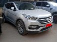 Hyundai Santa Fe 2017 - Cần bán lại xe Hyundai Santa Fe 2.4L đời 2017, màu bạc