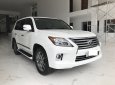 Lexus LX 570 2013 - Bán Lexus LX570 trắng xe xuất Mỹ sx 2013 ĐK 2015. Bản full đồ có phanh khoảng cách, hộp lạnh