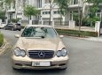 Mercedes-Benz C class 2002 - Cần bán Mercedes C200 đời 2002, màu ghi vàng xe gia đình