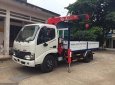 Hino  1T   2019 - Cần bán xe cẩu Hino 1T tải trọng có cẩu kích thước thùng 3m9 2019, màu chọn