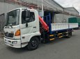 Xe tải 5 tấn - dưới 10 tấn 2020 - Bán xe xe tải 5 tấn Hino FC9JLTC 5 tấn 25 gắn cẩu Sany Palfinger SPK8500A 2020, màu trắng
