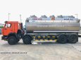 Xe chuyên dùng Xe téc 2018 - Xe bồn xăng dầu Kamaz 25m3 (Bồn Nhôm), xe bồn xăng dầu 25m3