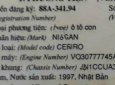 Nissan Cefiro   3.0 MT  1997 - Bán Nissan Cefiro 3.0 MT sản xuất năm 1997, màu trắng, xe nhập, giá 95tr