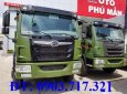 Xe tải 5 tấn - dưới 10 tấn 2017 - Bán xe ben Trường Giang 8T75 ga cơ mới 2017, màu xanh