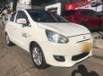 Mitsubishi Mirage 2014 - Cần bán Mitsubishi Mirage sản xuất năm 2014, màu trắng số sàn