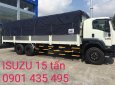 Isuzu FVM1500 2022 - Isuzu 3 chân, 15 tấn, thùng bạt dài 9.3m, khuyến mại tiền mặt 30tr