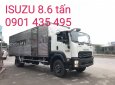 Isuzu FVR900 2023 - Xe 8.6 tấn thùng kín 7.3m. KM: Tiền 30tr, máy lạnh, 12 phiếu bảo dưỡng, radio MP3