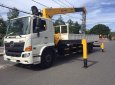 Hino FM 2022 - FM8JW7A đóng thùng lửng lắp đặt cần cẩu 746L SooSan