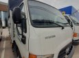 Hyundai VT252 2022 - Bán xe tải thùng bạt 7 tấn, màu xanh/trắng giao ngay tại Hyundai Bắc Việt, Long Biên, Hà Nội