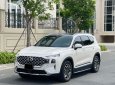 Hyundai Santa Fe 2022 - Xe màu trắng, nội thất nâu