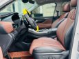 Hyundai Santa Fe 2022 - Xe màu trắng, nội thất nâu