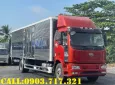 Xe tải 5 tấn - dưới 10 tấn 2024 - Bán xe tải Faw thùng kín 7t45 thùng dài 9m7 giao xe ngay 
