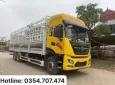Xe tải 5 tấn - dưới 10 tấn 2025 2025 - XE TẢI 3 CHÂN DONGFENG KR270 PLus 6x2 THÙNG TIÊU CHUẨN